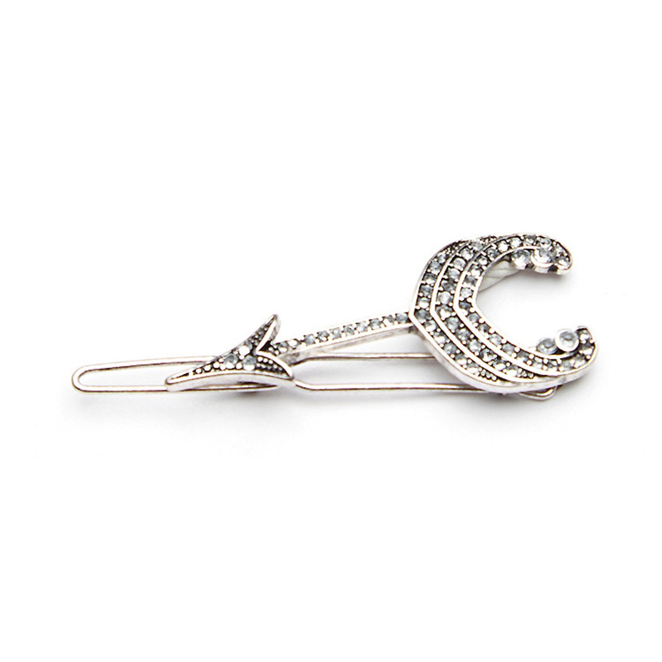 3PCS Vintage Star Hair Clips for Women - Metal Arrow Hair Pins with Royal Round Design | Perfect for Parties, Weddings, and Retro Fashion Styling