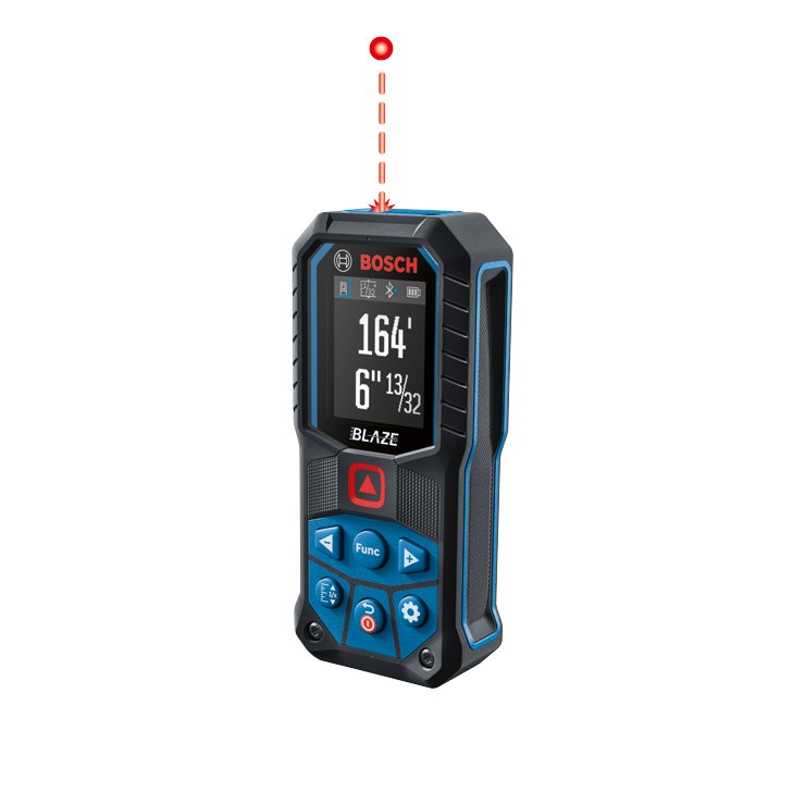 Bosch GLM165-22 BLAZE™ 165 Ft Laser Distance Measurer - Perfect for Construction, Home Renovation & DIY Projects