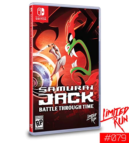 Samurai Jack: Battle Through Time - Limited Edition #79 - Nintendo Switch Game - Action-Adventure for Anime Fans & Collectors - Perfect for Home Gaming & Travel Entertainment