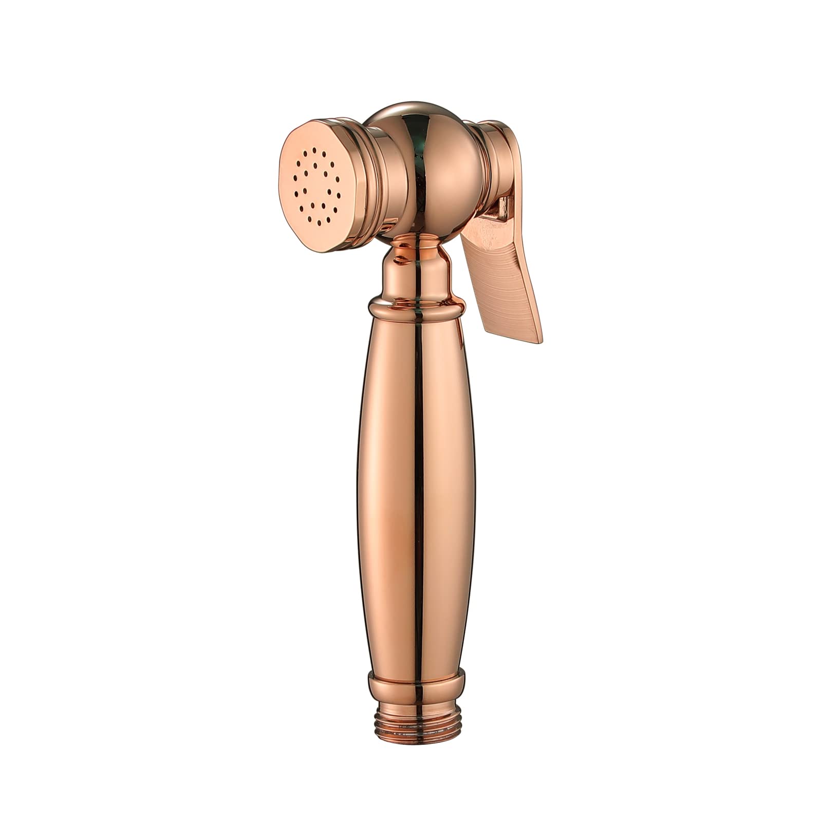 High Pressure Handheld Sprayer - Brass Nozzle Cleaner & Shower Sprayer for Pets, Garden, Car Washing | Rose Gold Finish | Perfect for Dog Bathing, Plant Watering & Outdoor Cleaning