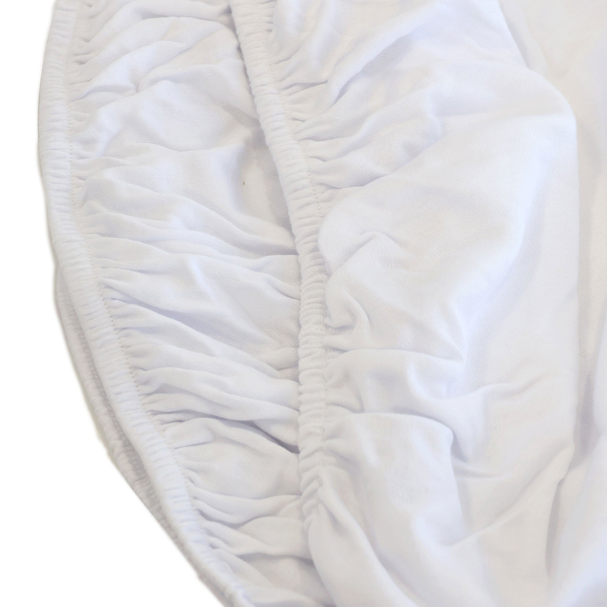 Premium 2-Pack Bamboo White Moses Basket Fitted Sheets - Soft Jersey Crib Bedding for Newborns & Infants - Perfect for Nursery, Baby Shower Gifts & Cozy Sleep