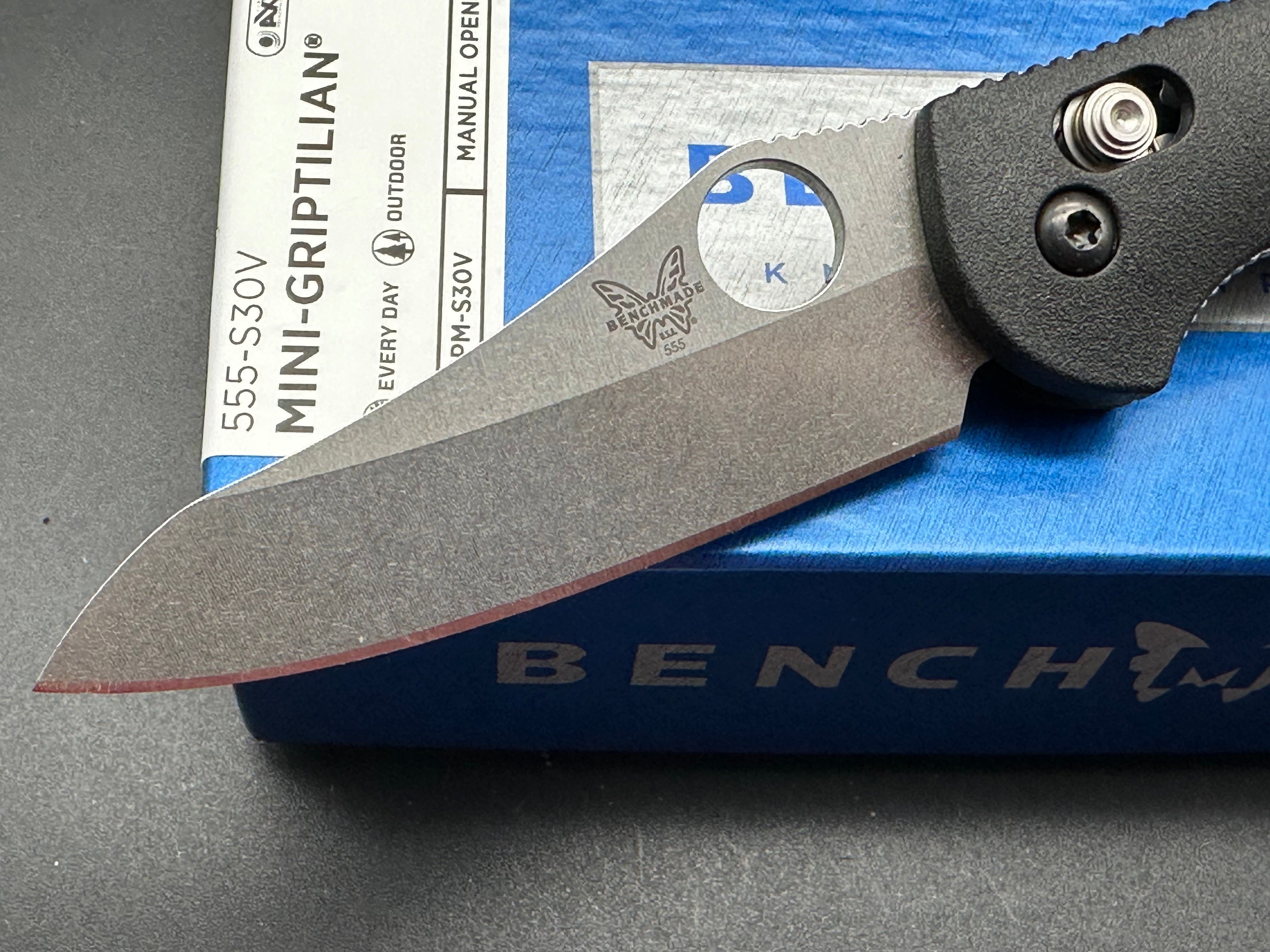 Benchmade Mini Griptilian Folding Knife - 2.91