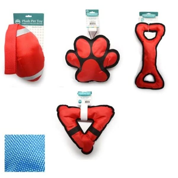 Durable Nylon Pet Toys for Dogs - 4 Fun Chew-Resistant Designs (Pack of 48) - Perfect for Aggressive Chewers, Training Rewards & Playtime