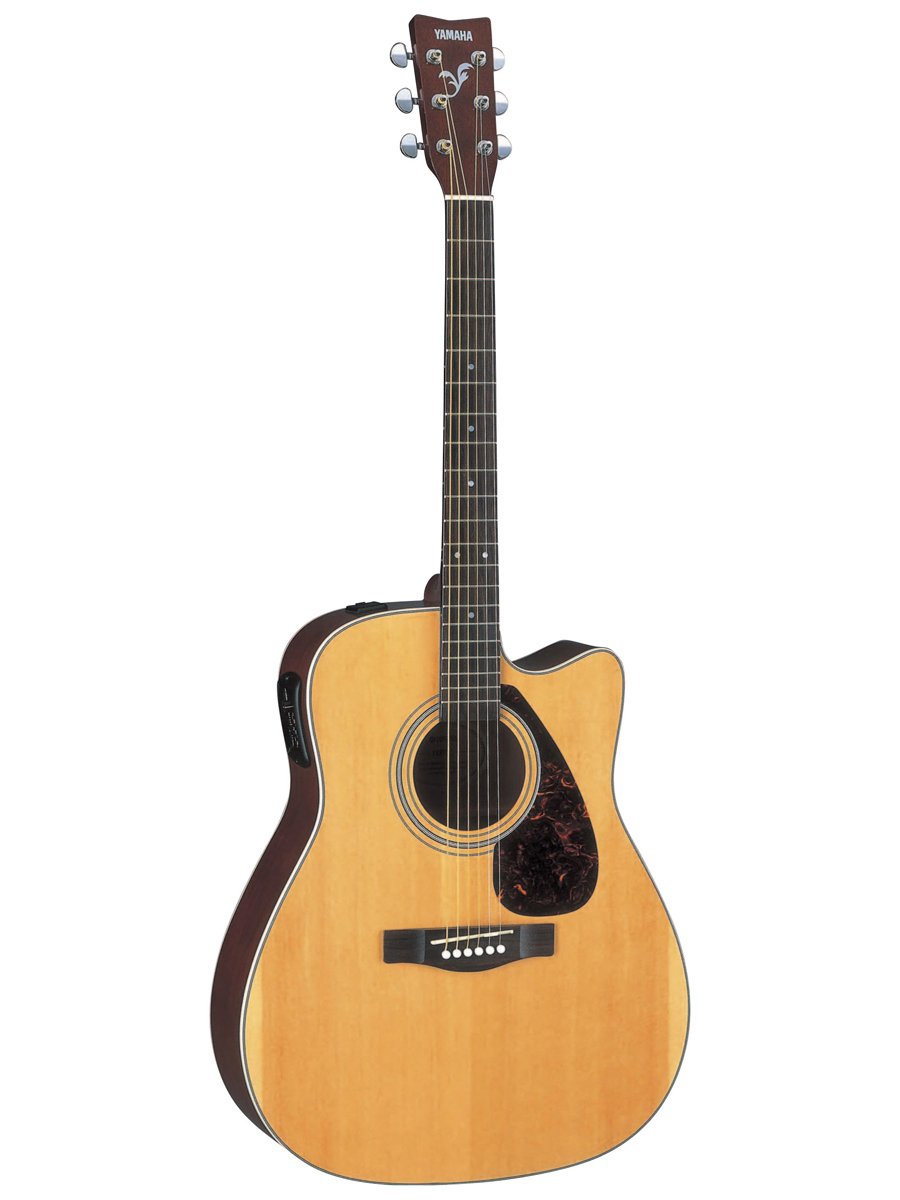 Yamaha FX370C Acoustic Electric Guitar - Natural Finish | Perfect for Stage Performances & Home Recording