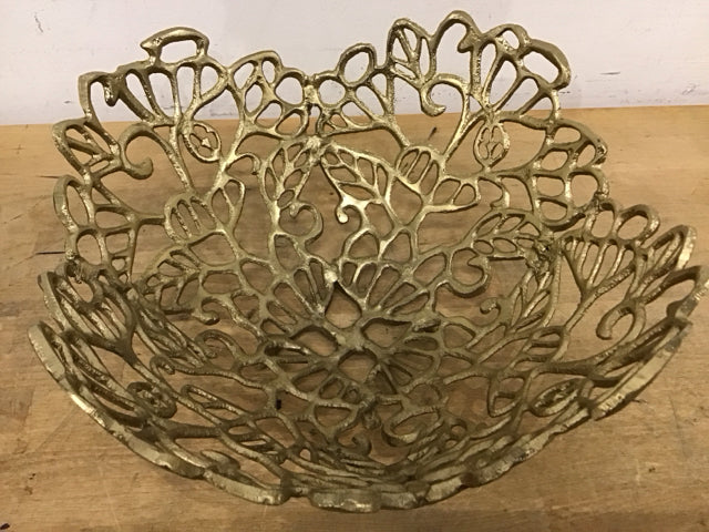 12-Piece Gold Metal Bowl Set - Elegant & Durable Serving Bowls for Parties, Salads, Snacks & Home Decor