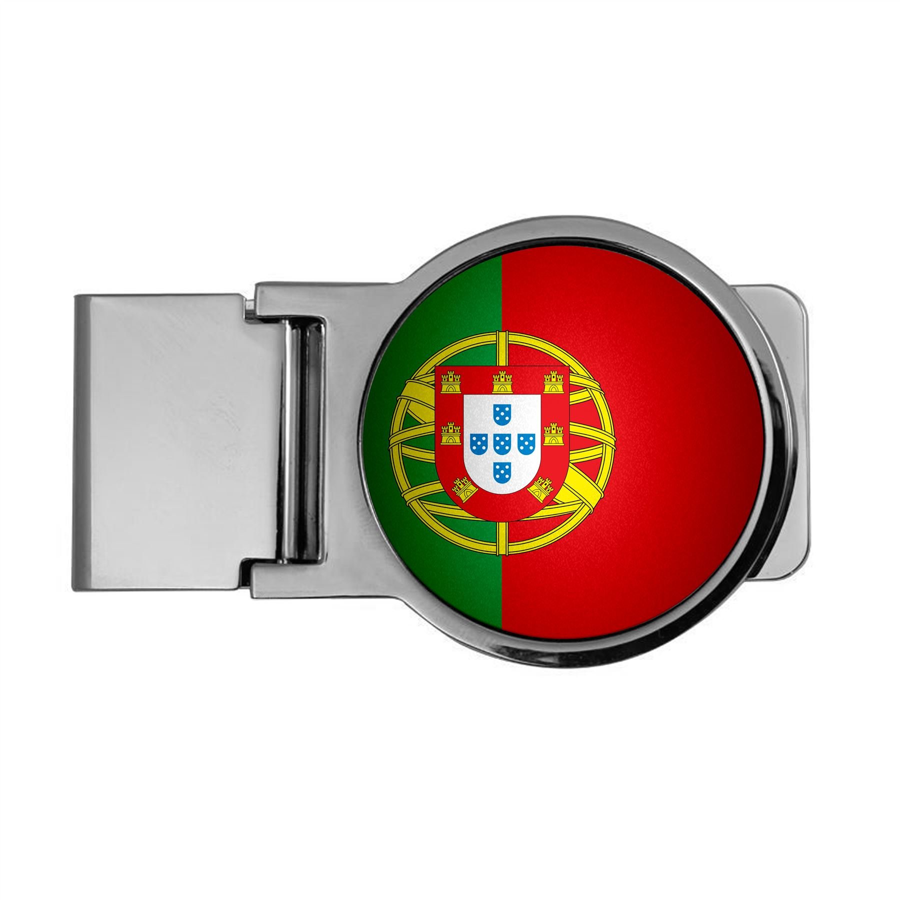 Premium Portuguese Flag Money Clip - Round Design for Wallets & Cash - Perfect Gift for Travelers & Portugal Lovers
