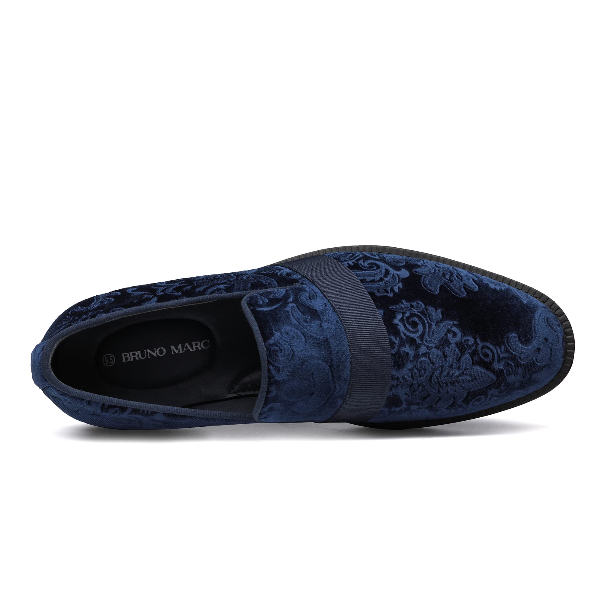 Bruno Marc Men's Slip-On Dress Loafers - Classic Patent Leather Tuxedo Shoes for Formal Events, Weddings & Business Occasions