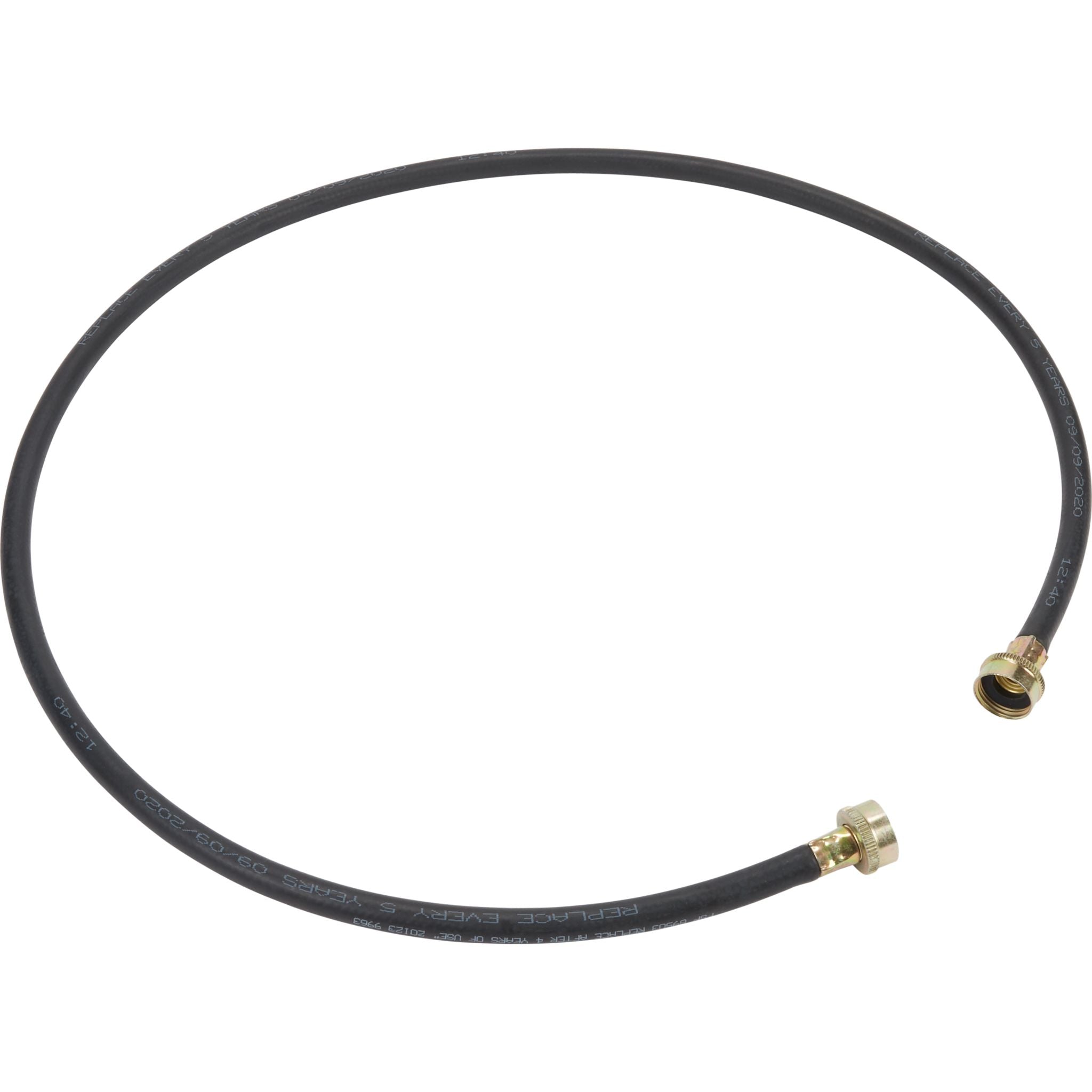 5'L Washer Hose Set of 2 - Heavy Duty Washing Machine Hoses for Laundry Room & Utility Room - Leak Proof & Durable