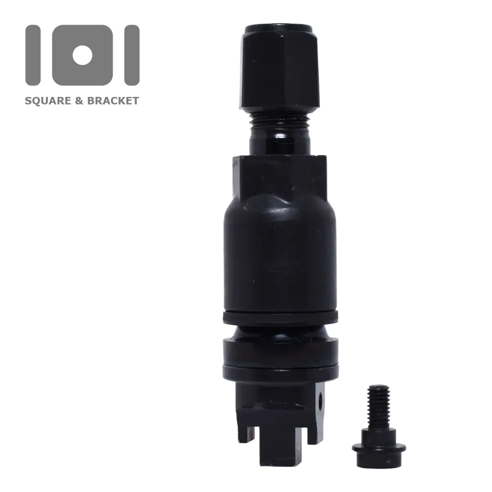 Dill VS 312B Black TPMS Aluminum Valve Stem for Lexus - Replacement Tire Pressure Monitoring System Sensor - Perfect for Lexus SUVs & Sedans
