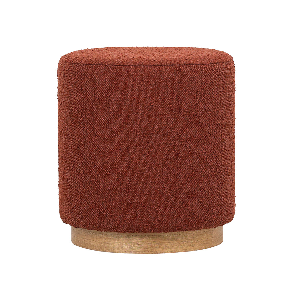 Senora Stool 41x41x44cm Rust - Modern Rustic Bar Stool for Kitchen Island, Dining Room & Home Decor - ETA Mid August