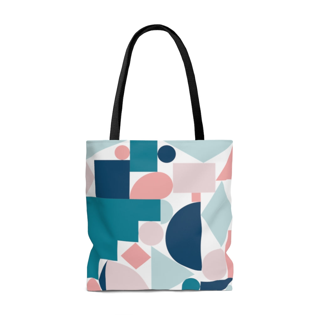 Retro Geometric Boho Chic Southwestern Tote Bag - Reusable Shopping Bag for Groceries, Beach, and Travel | Stylish & Eco-Friendly