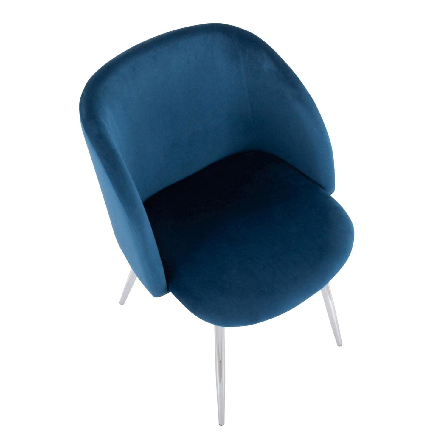 LumiSource Fran Chair - Set of 2 Modern Upholstered Dining Chairs for Kitchen Table, Comfortable Contemporary Seating for Home & Restaurant Use