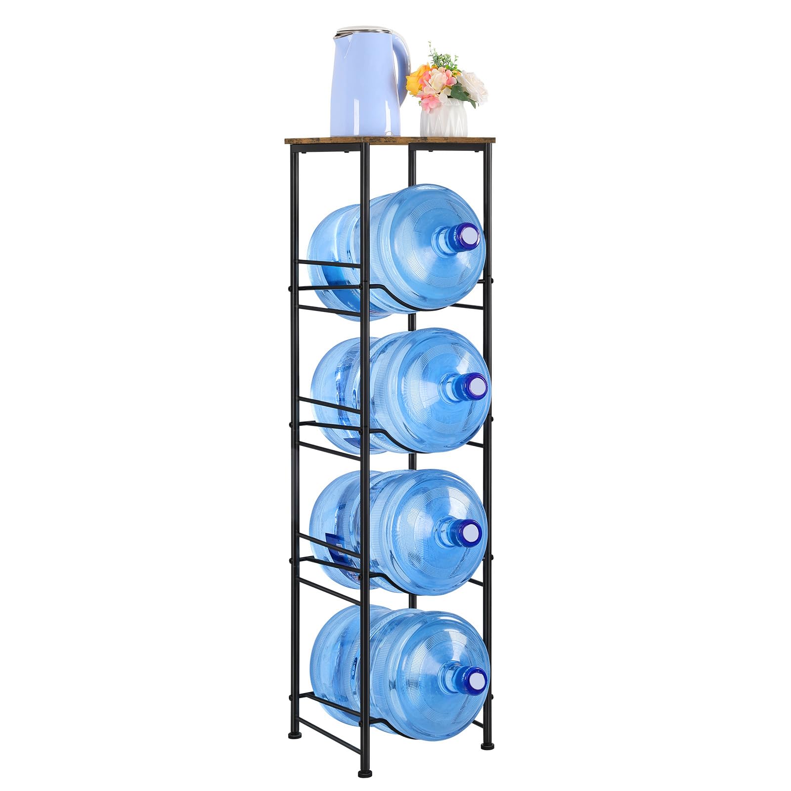 5-Tier Water Bottle Holder Organizer for Kitchen, Office & Living Room