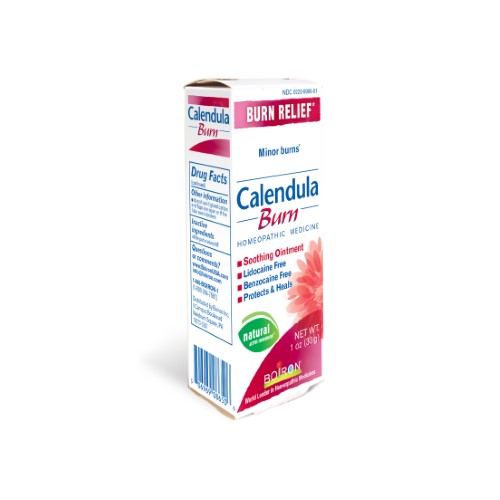 Boi Calendula Burn Cream 1 Oz - Natural Healing Ointment for Burns, Cuts & Skin Irritations | Perfect for First Aid Kits, Camping & Home Use