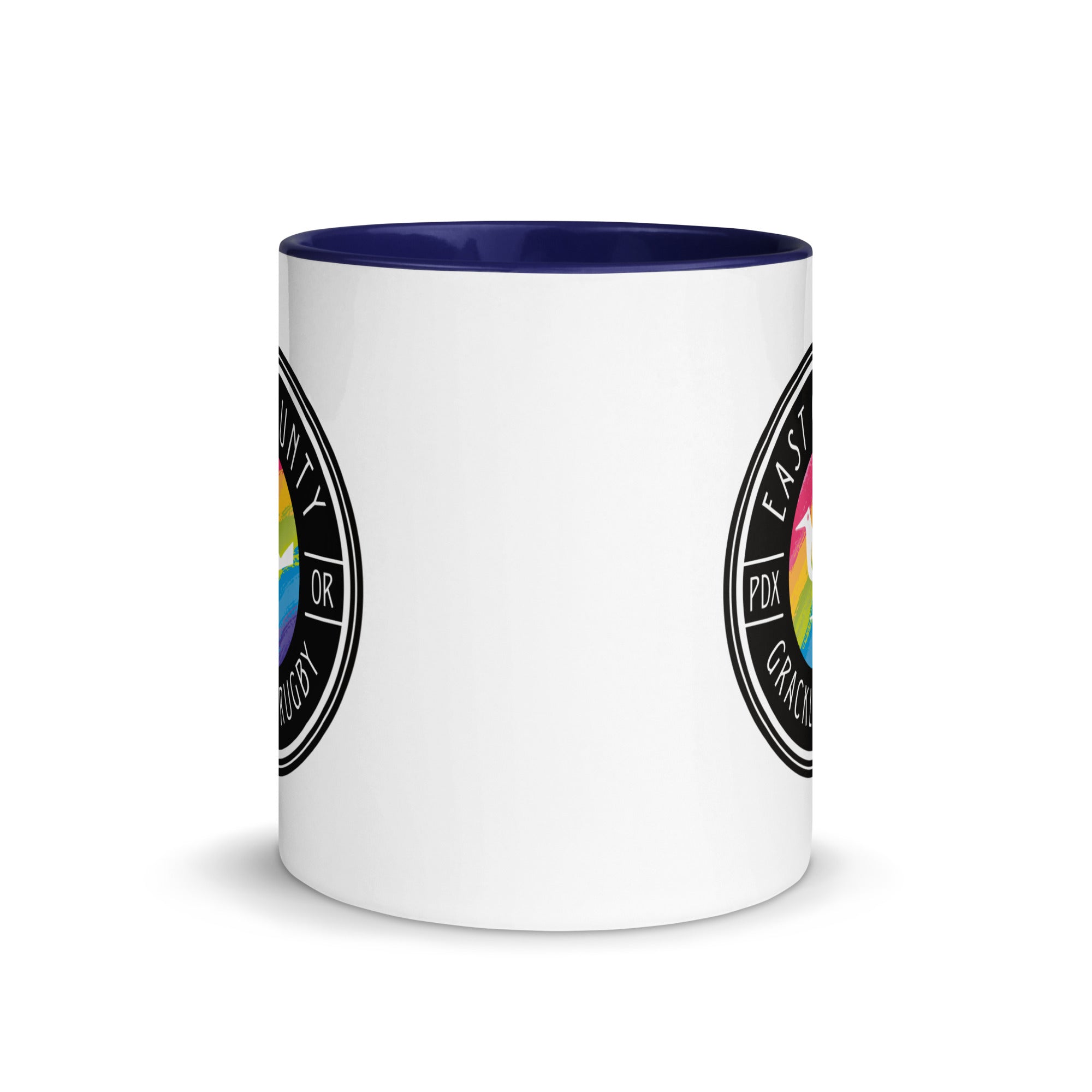 East Co. Grackles Coffee Mug - 12oz Ceramic Travel Mug with Lid, Insulated & Leak Proof - Perfect for Office, Camping & Commuting