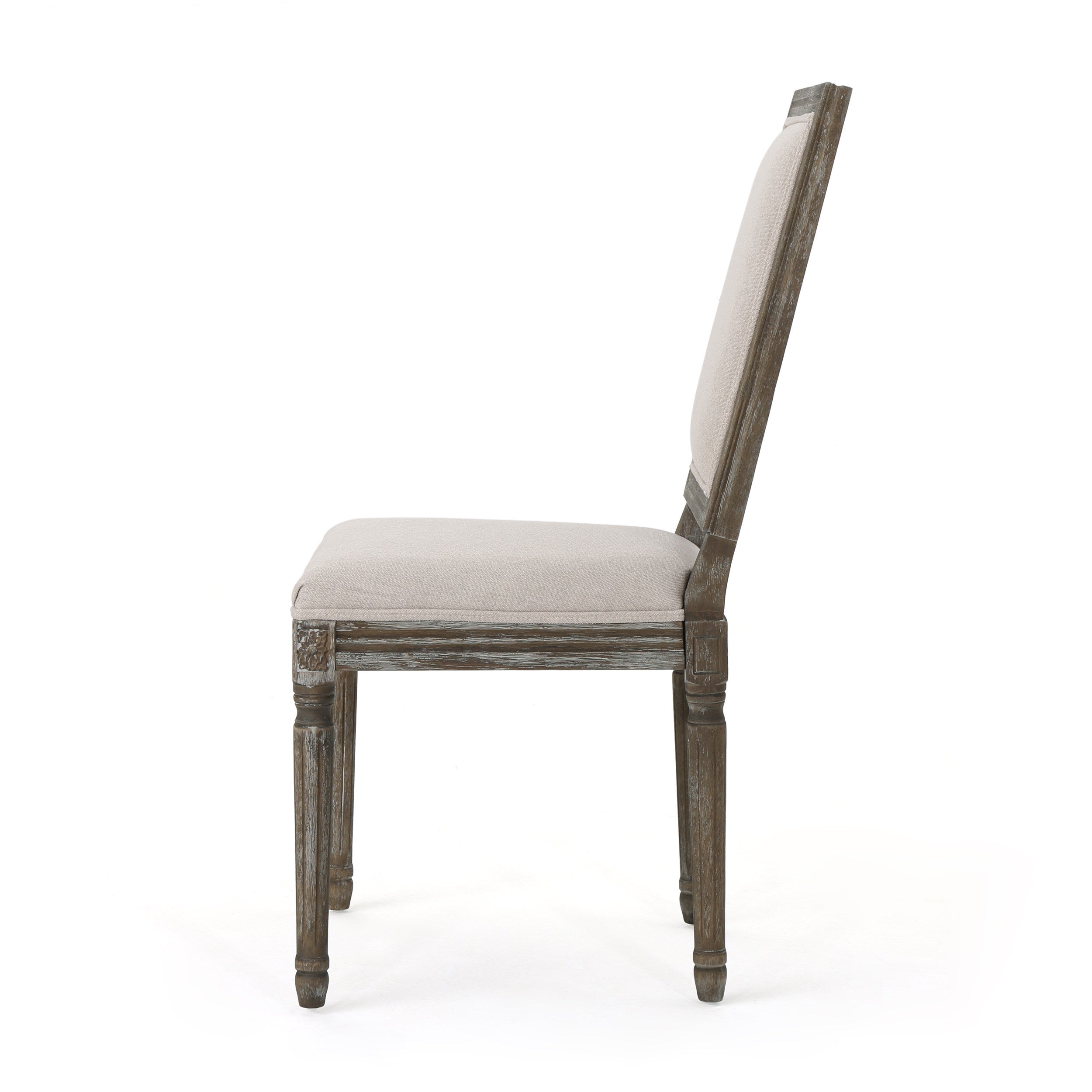 Modern Dining Chair Set of 1 - Sturdy Wooden Kitchen Chair with Cushion - Comfortable & Stylish for Home, Restaurant, or Office Use