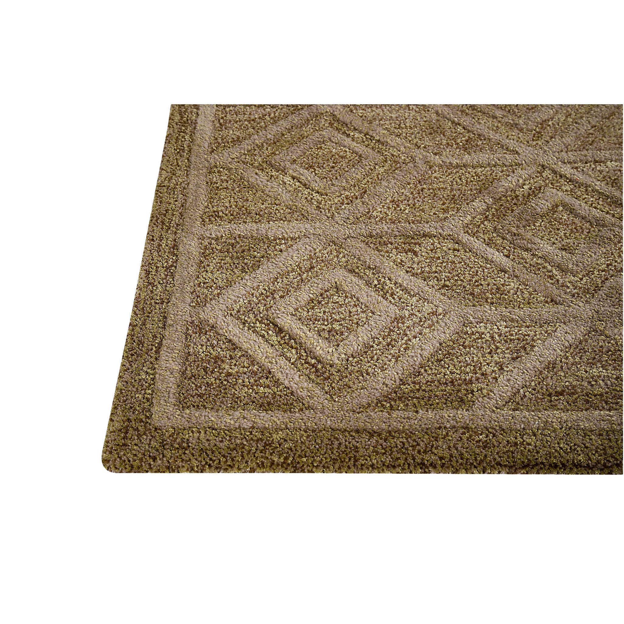 Handmade Indian Alhambra Rug - 5' x 8' Brown Traditional Carpet for Living Room, Bedroom & Home Decor | Authentic Handwoven Rug from India