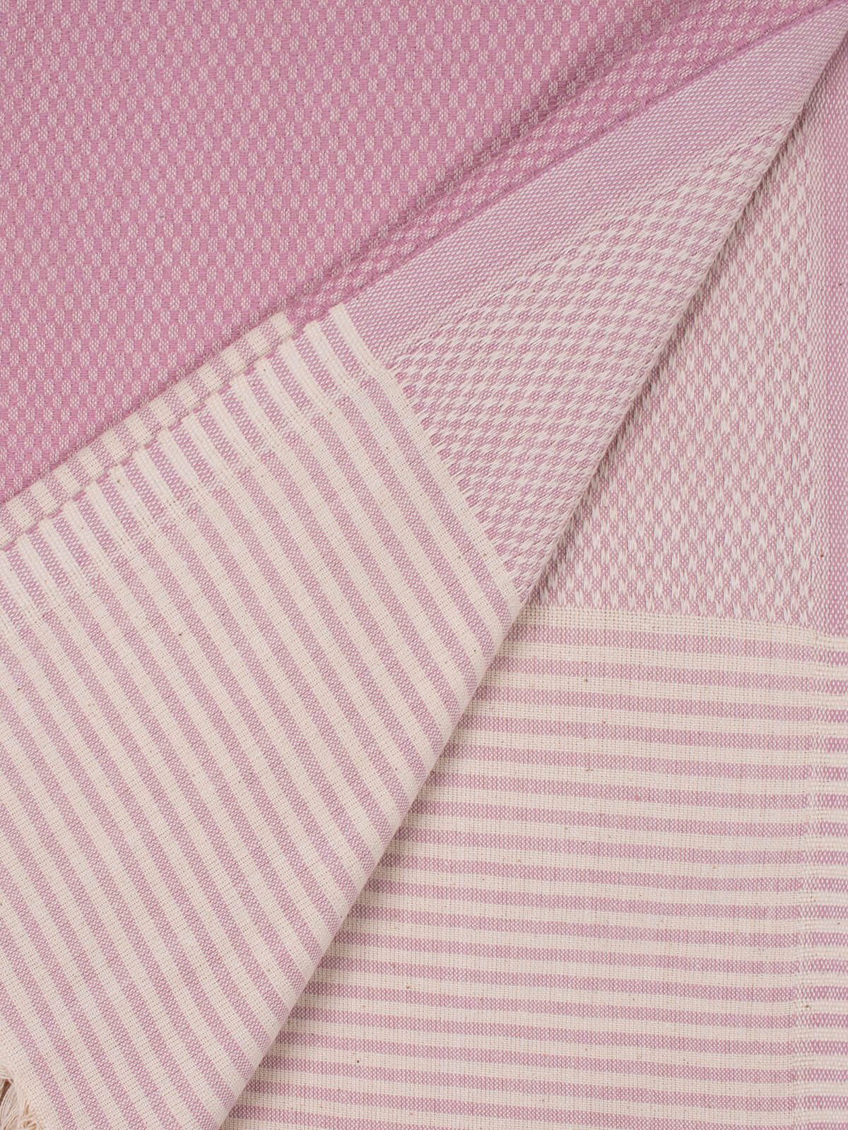 Amalfi Hammam Towel - Vintage Pink Turkish Bath Towel | Soft & Absorbent for Spa, Beach & Home Use