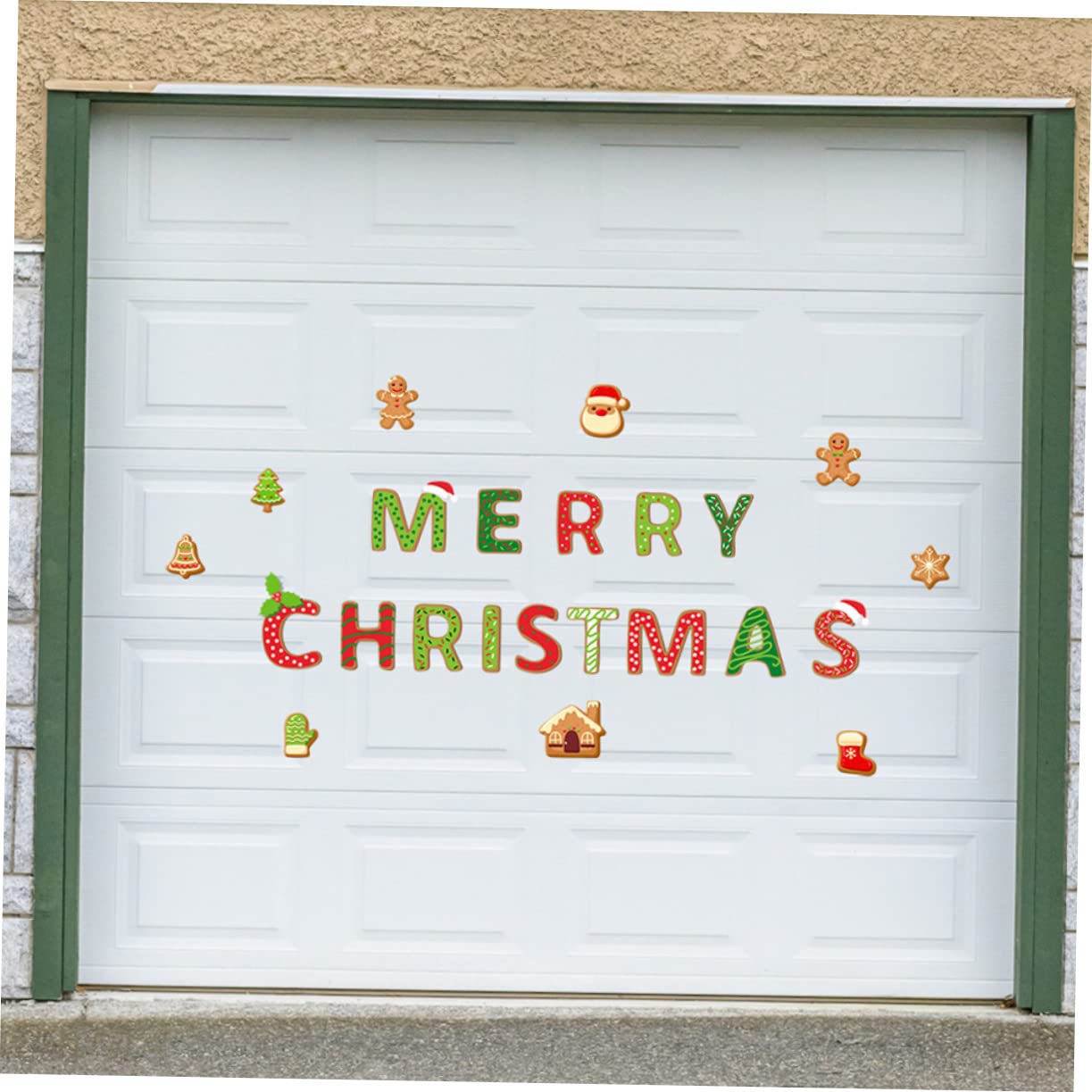Kisangel Magnetic Stickers for Fridge - 1 Set Christmas Refrigerator Magnets with Adorable Cartoon PVC Design - Perfect for Home, Office & Holiday Decorations