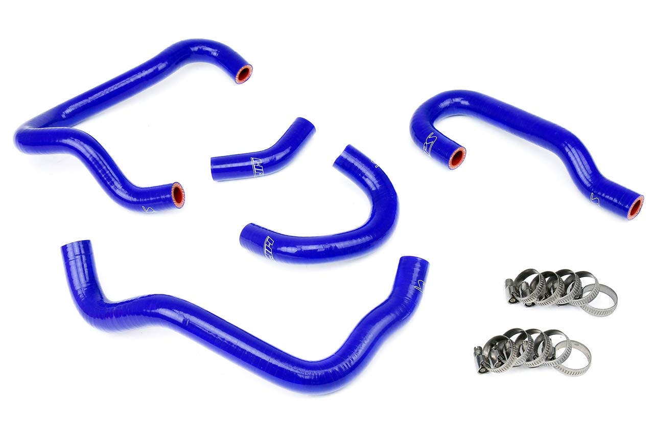 HPS 57-1415-BLUE Blue Silicone Heater Hose Kit for Coolant Systems - High Temperature Resistance, Perfect for Automotive, Marine & Industrial Applications