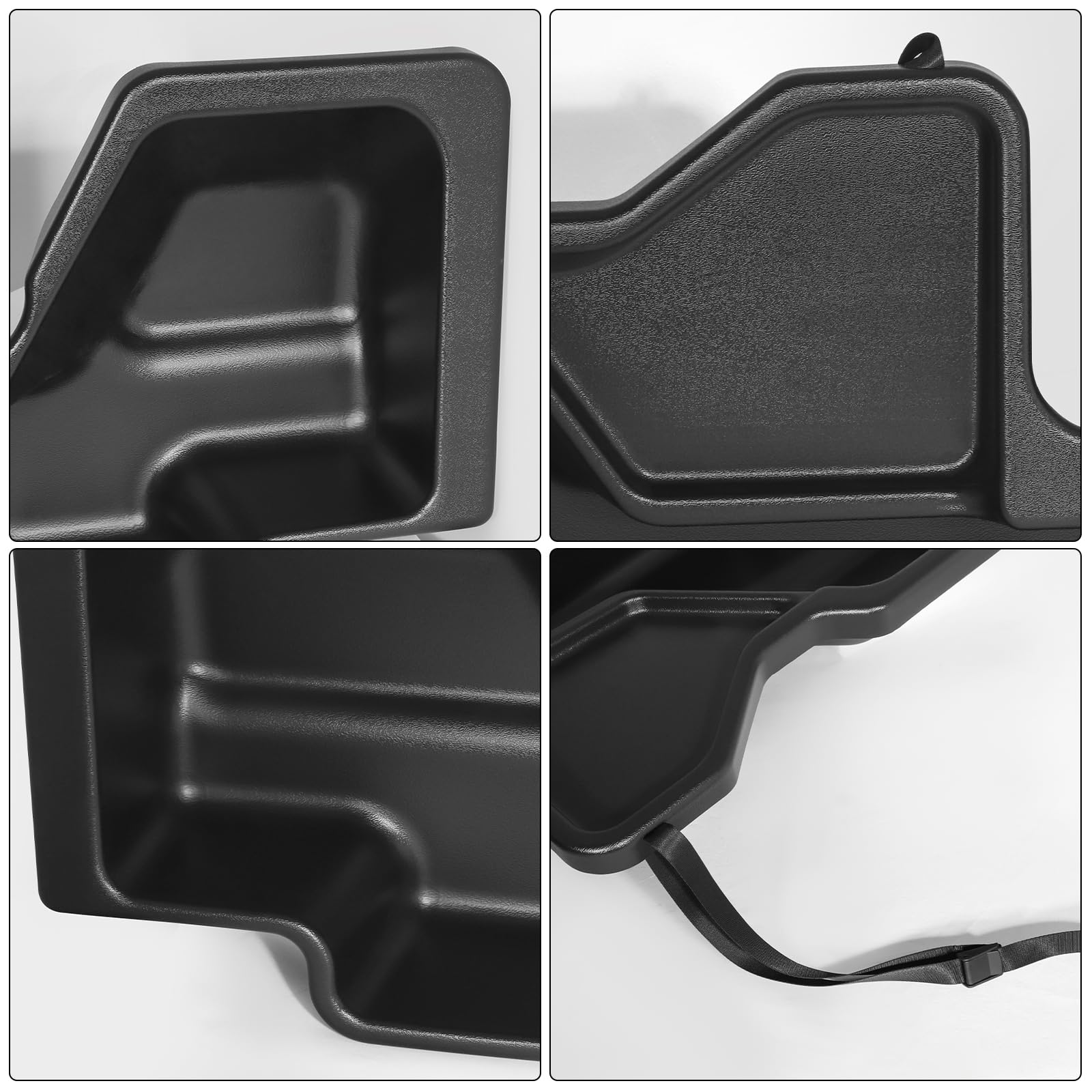Under Seat Storage Organizer for 2019-2024 Ram 1500 Crew Cab | Underseat Container with Dividers | Perfect for Truck Accessories, Tools & Emergency Gear Storage