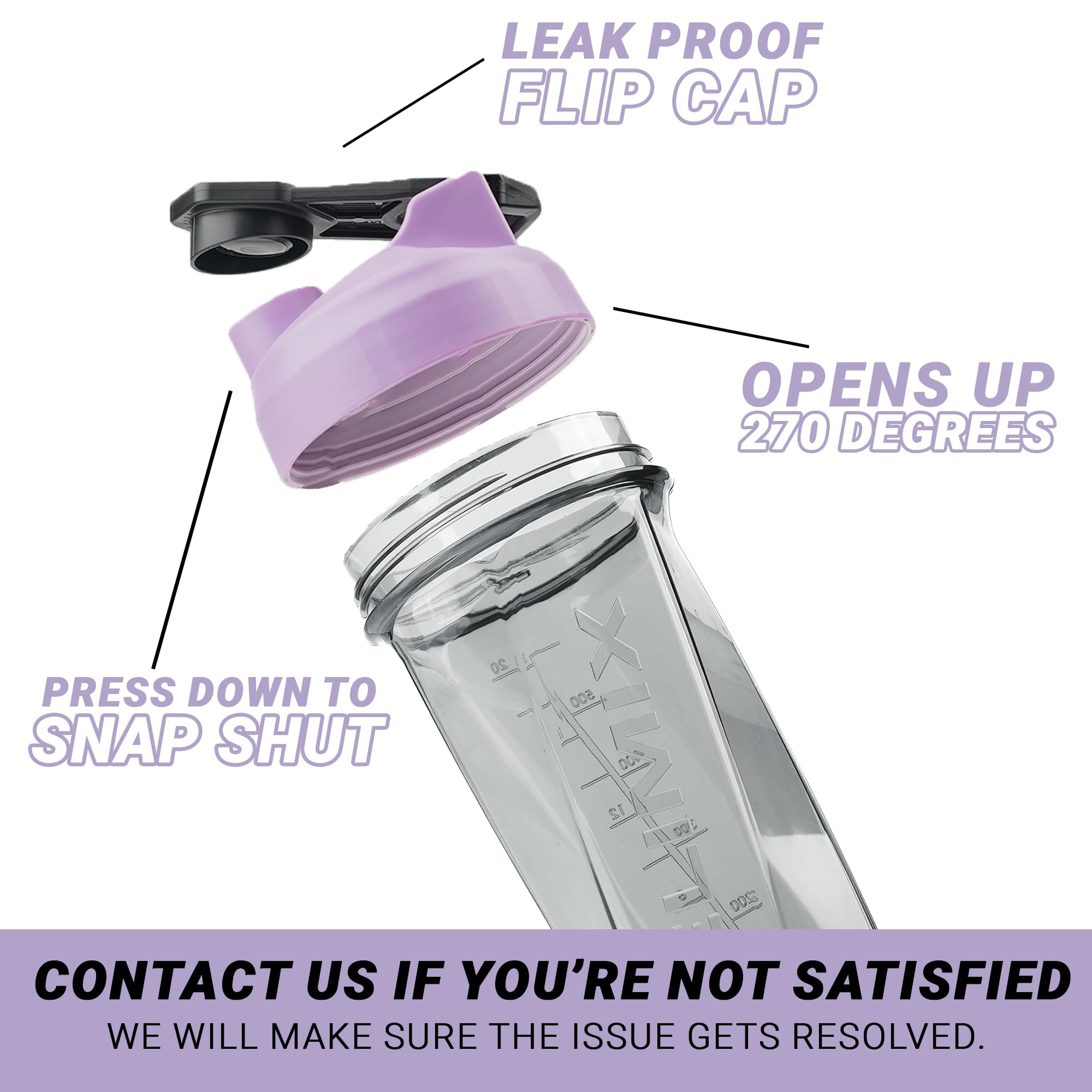 HELIMIX 2.0 Vortex Blender Shaker Bottle - 28oz BPA-Free Protein Shaker Cup for Gym, Workouts & Travel | Mixes Protein Powder, Smoothies & Cocktails | No Blending Ball Needed | Dishwasher Safe | Made in USA | Perfect for Pre-Workout, Post-Workout & On-The-Go Nutrition
