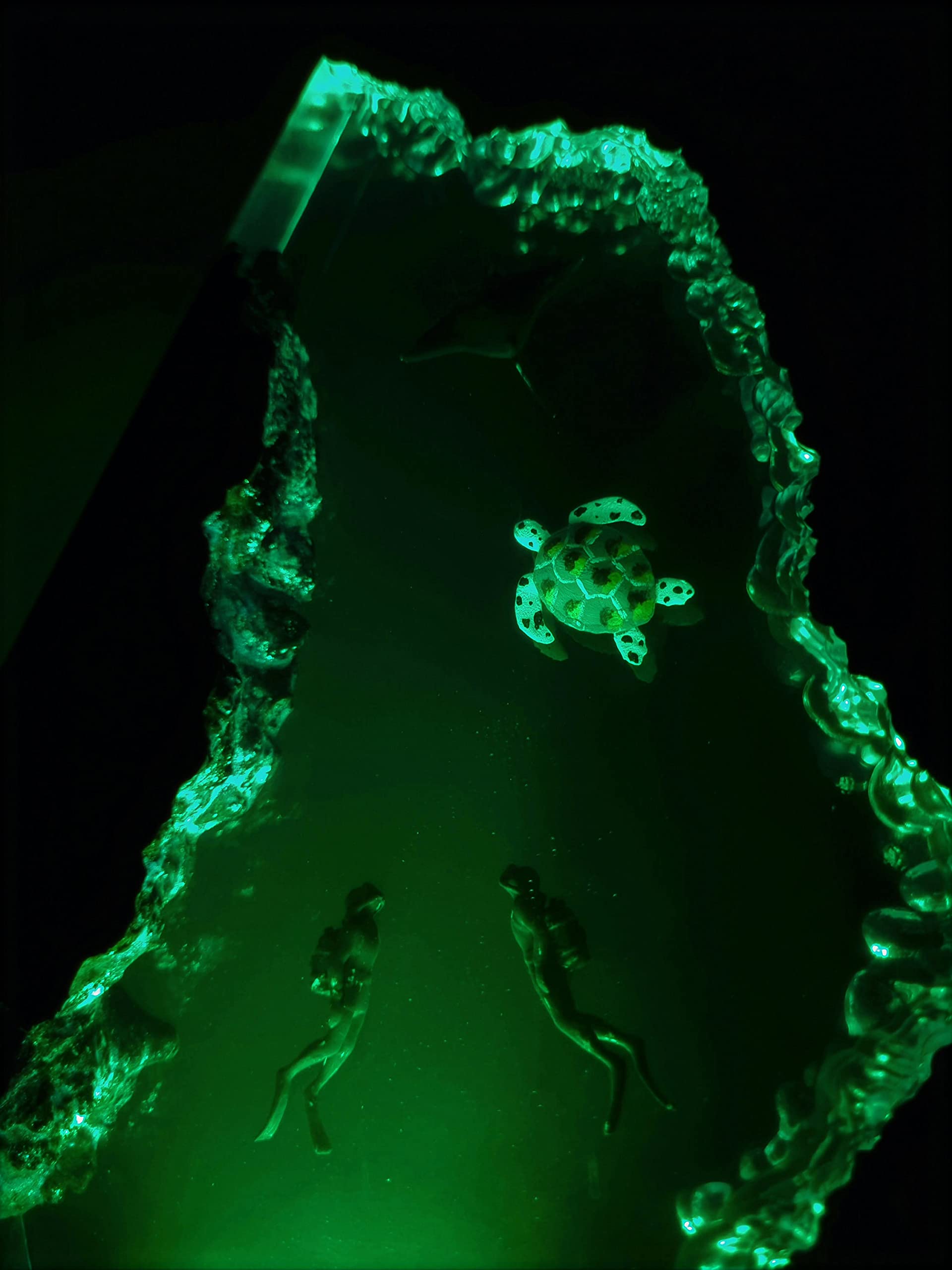 **Waterproof Ocean Diving Light for Deep Sea Exploration – 5x8 Inch LED Sea Turtle Diving Light – Perfect for Scuba Diving, Night Snorkeling & Unique Housewarming Gifts**