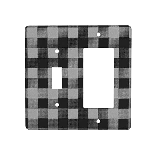 Black And White Plaid Buffalo