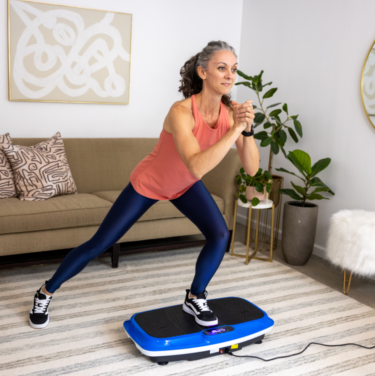 Turbo 3D Vibration Plate Machine - Whole Body Workout & Weight Loss Equipment for Home Gym - Perfect for Fitness, Muscle Toning & Recovery