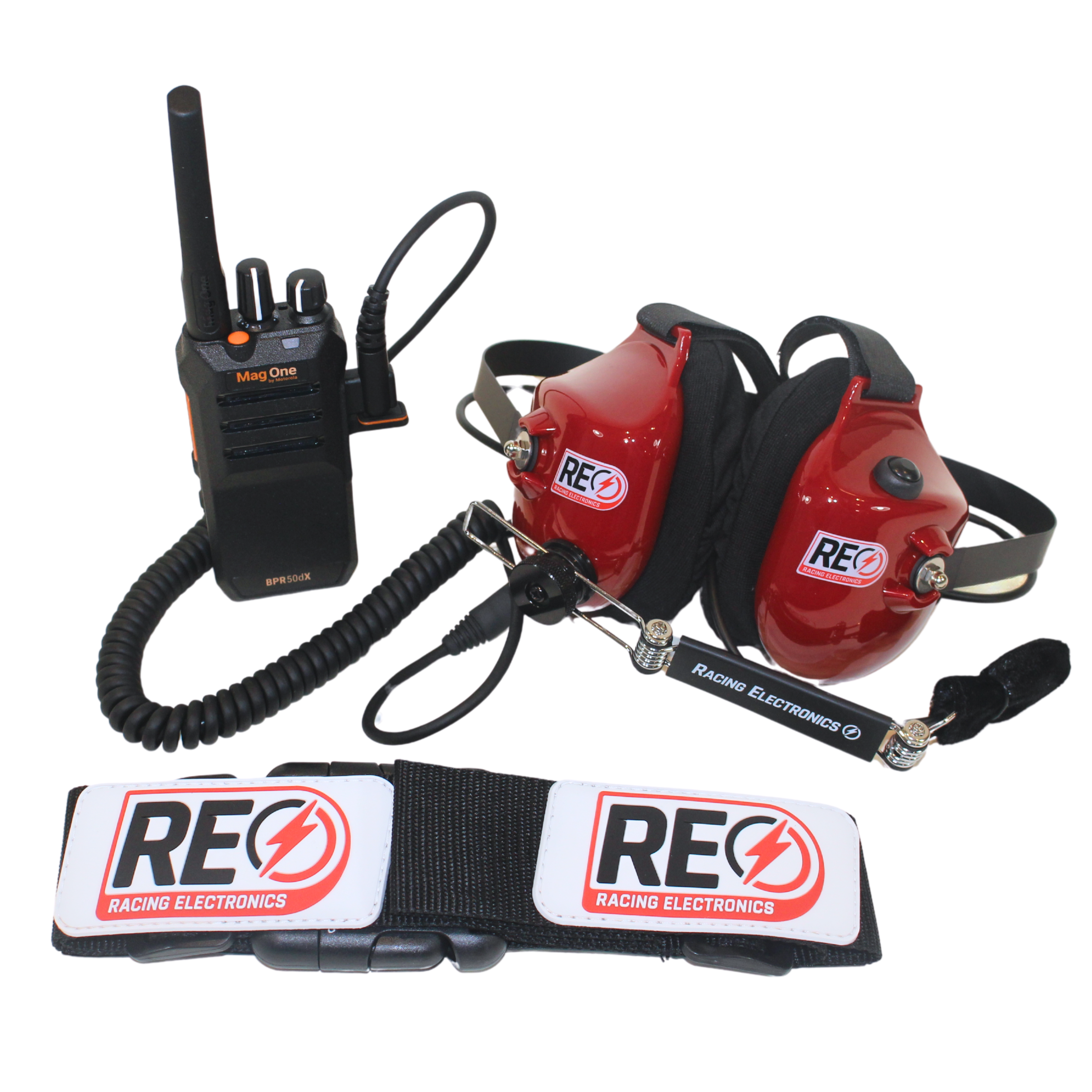 Motorola BPR50 Stingray 2-Way Radio Crew Member Kit with MAG1 - Reliable Communication for Construction, Security & Outdoor Adventures