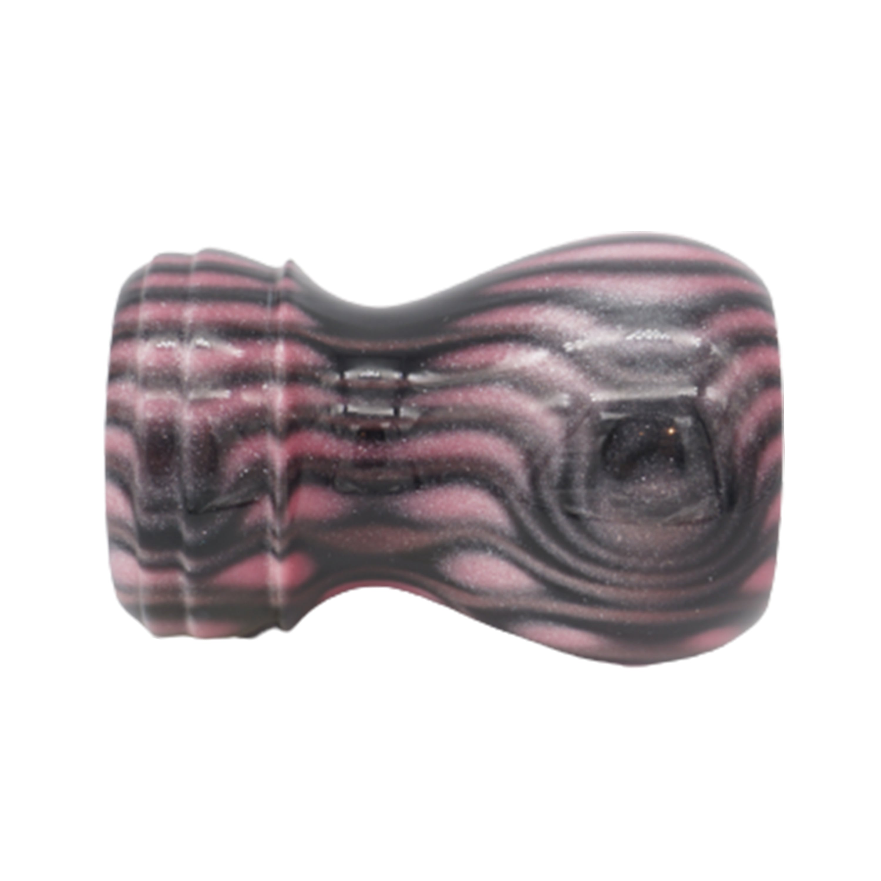 Pink Tigris Perla Handcrafted Shaving Brush Handle - Premium Wooden Handle for 24mm & 26mm Shaving Brush Knots - Perfect for Wet Shaving, Grooming Kits & Luxury Bathroom Essentials