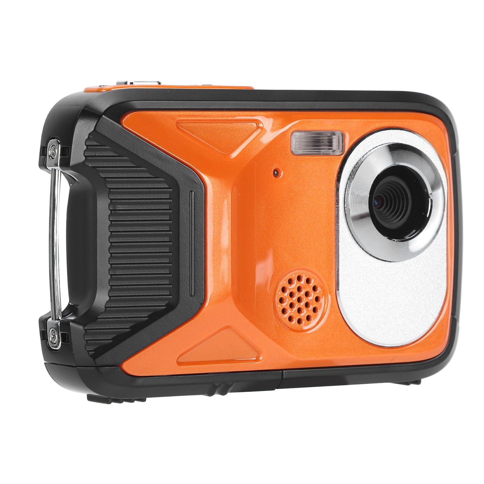 Waterproof Underwater Camera 21MP 1080P HD with 8x Zoom, Time Lapse & Filter Effects - Ideal for Scuba Diving, Snorkeling & Water Sports (Orange)