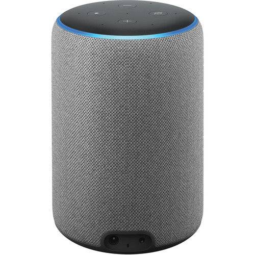 Amazon Echo (3rd Gen) Smart Speaker with Alexa - Heather Gray Fabric Design for Home, Office & Kitchen Use