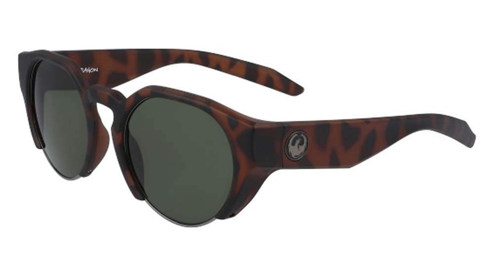 Dragon Men's Matte Tortoise Sunglasses with Compass - 100% UV Protection for Outdoor Adventures, Hiking, and Travel