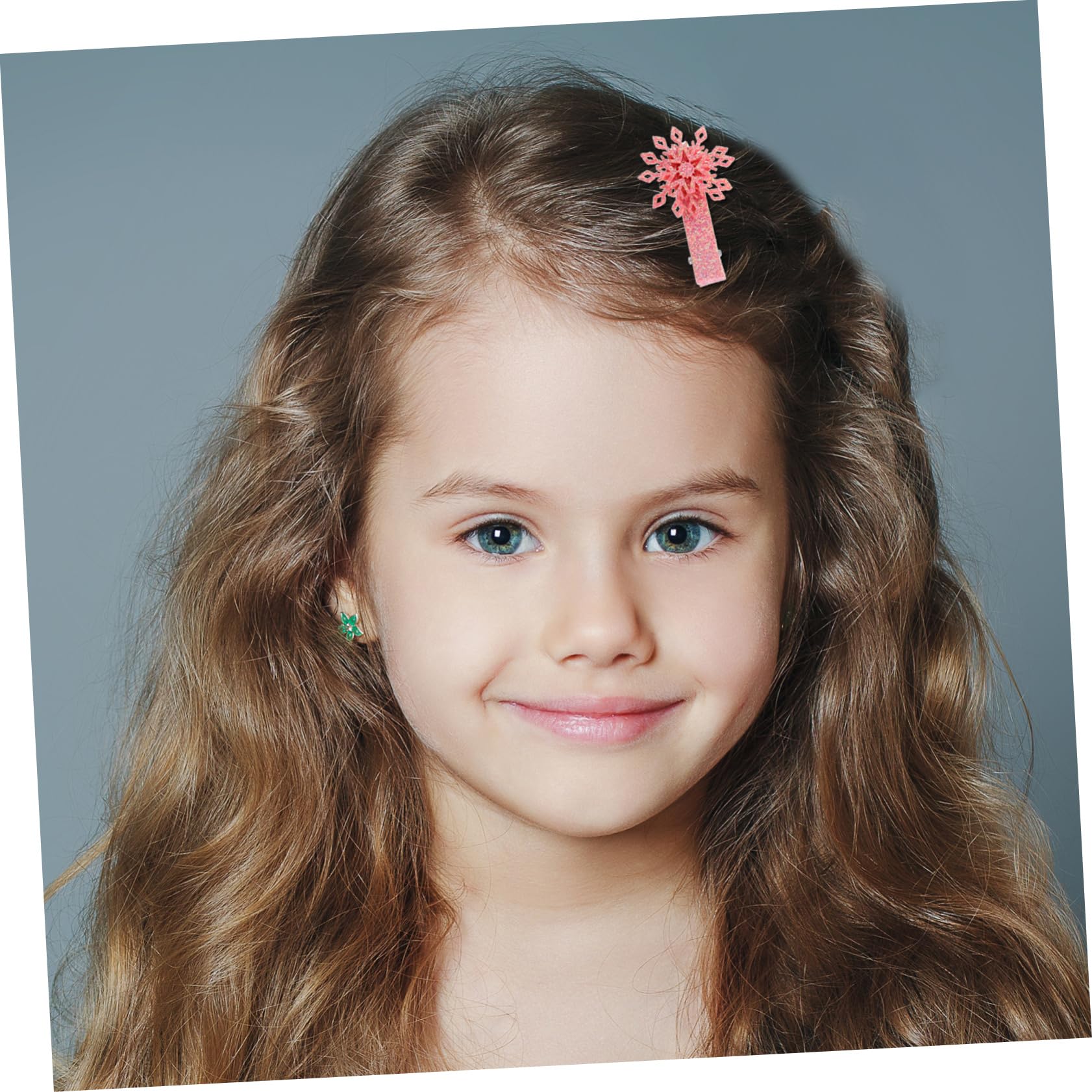 TOYANDONA 18 Pcs Winter Snowflake Hair Clips - Non-Slip Alligator Hairpins with Sequins for Toddler & Baby Girls | Holiday Hair Accessories for Christmas, Birthday Parties & Special Occasions