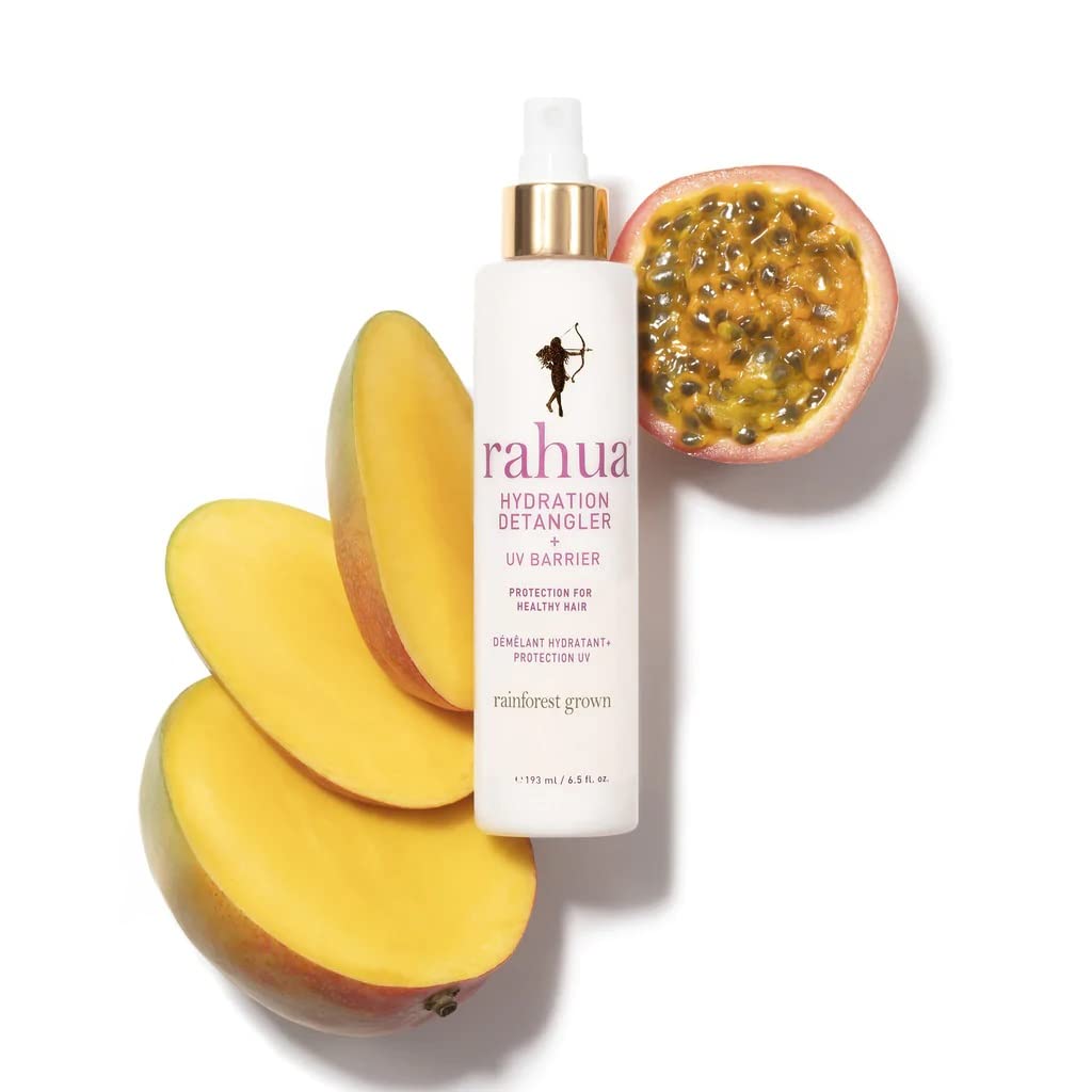 Rahua Hydration & Detangling Hair Care Set - Hydrating Shampoo (9.3 Fl Oz), Conditioner (9.3 Fl Oz) & UV Protectant Detangler (6.5 Fl Oz) for Smooth, Frizz-Free Hair | Unisex Hair Treatment for Dry, Damaged Hair | Perfect for Beach Days, Swimming & Daily Hair Care Routine