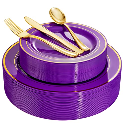 purple and gold