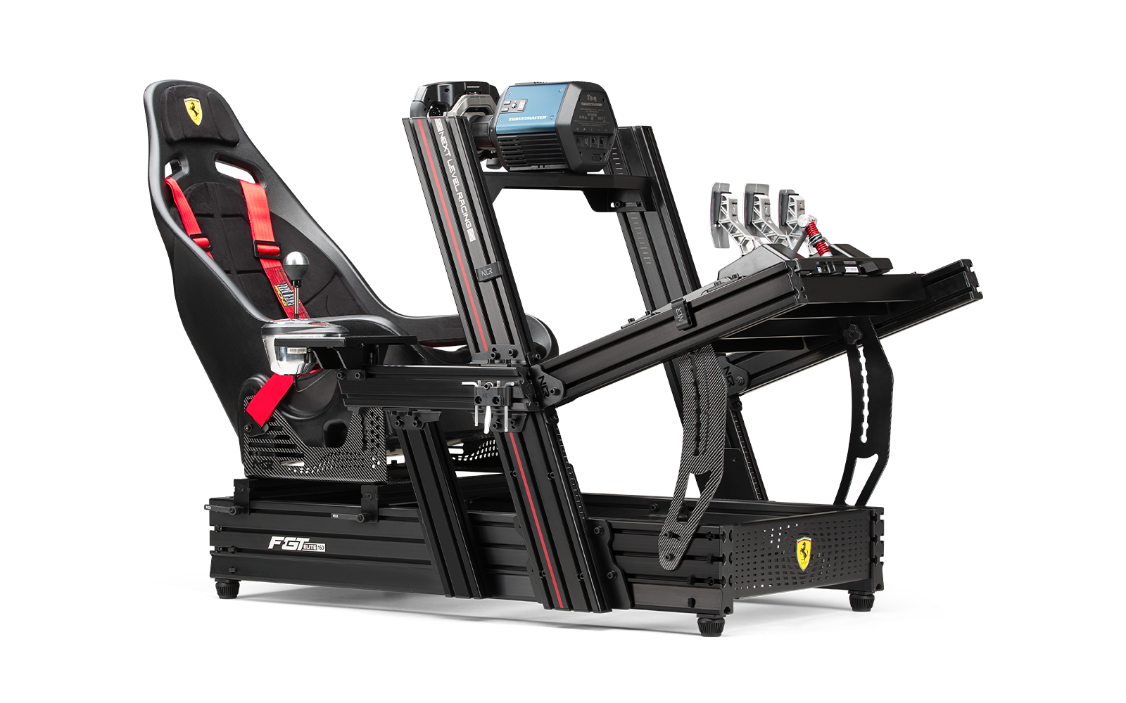 Next Level Racing Elite ES1 Scuderia Ferrari Edition Racing Cockpit Seat - Premium Simulator Chair for Gaming & Flight Simulation | Perfect for Home Racing Setups & Esports Competitions