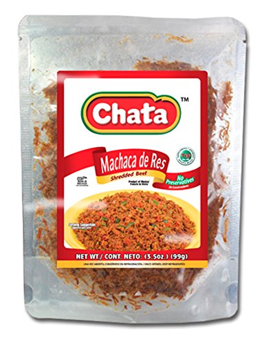 Premium Chata Machaca de Res Shredded Beef Jerky - Authentic Mexican Dried Beef (3.5 oz) | High-Protein Snack for Hiking, Camping & Road Trips | Gluten-Free & Keto-Friendly