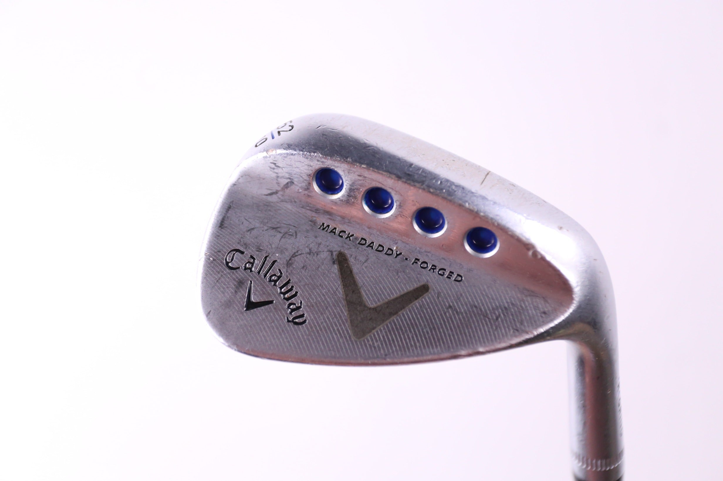Used Callaway Mack Daddy Forged Satin Chrome Gap Wedge 52° - Right Handed Stiff Flex Golf Club for Precision Short Game Shots