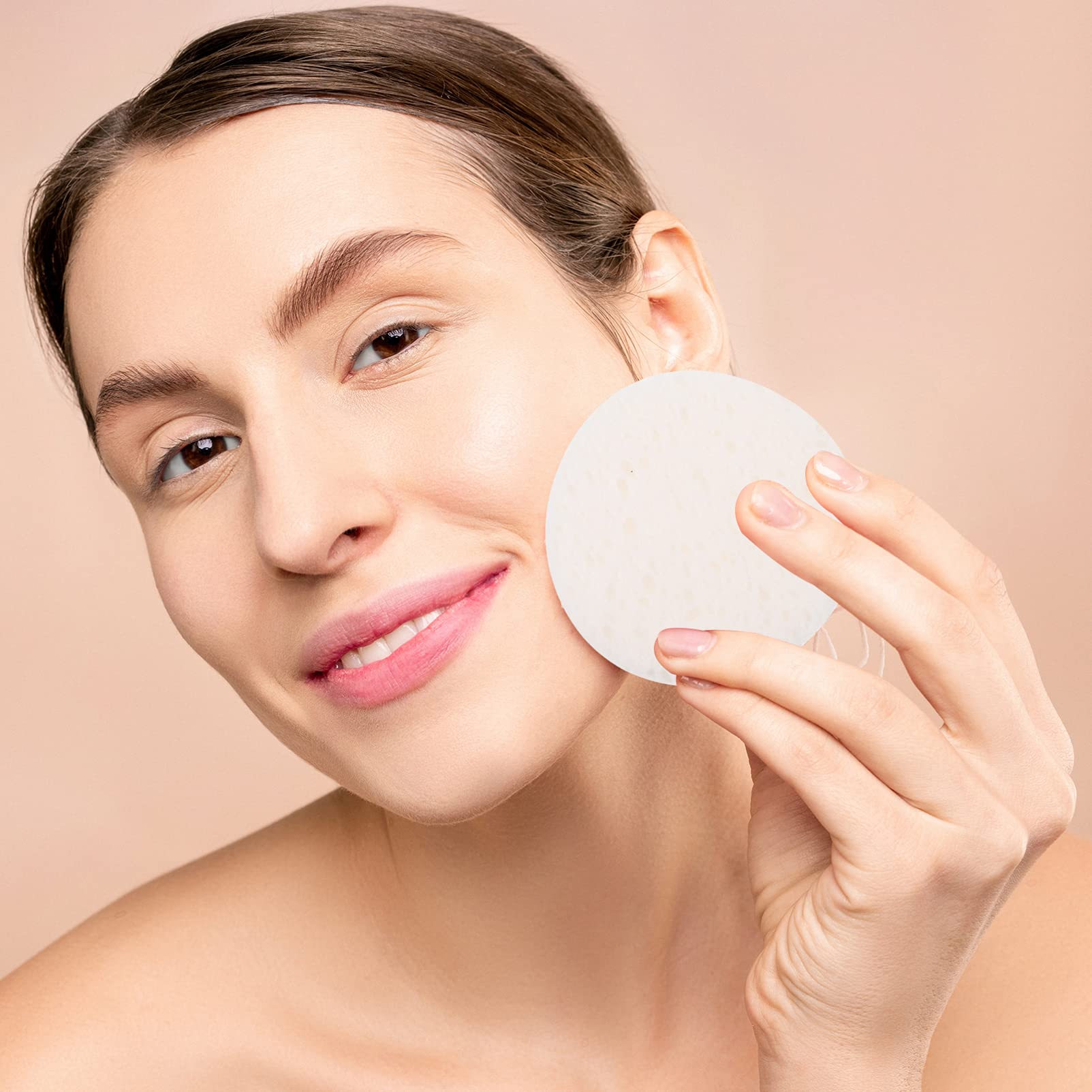 EXCLUZO 200pcs Makeup Sponge Beauty Puffs - Foundation Applicator & Cleansing Pads for Daily Makeup Removal