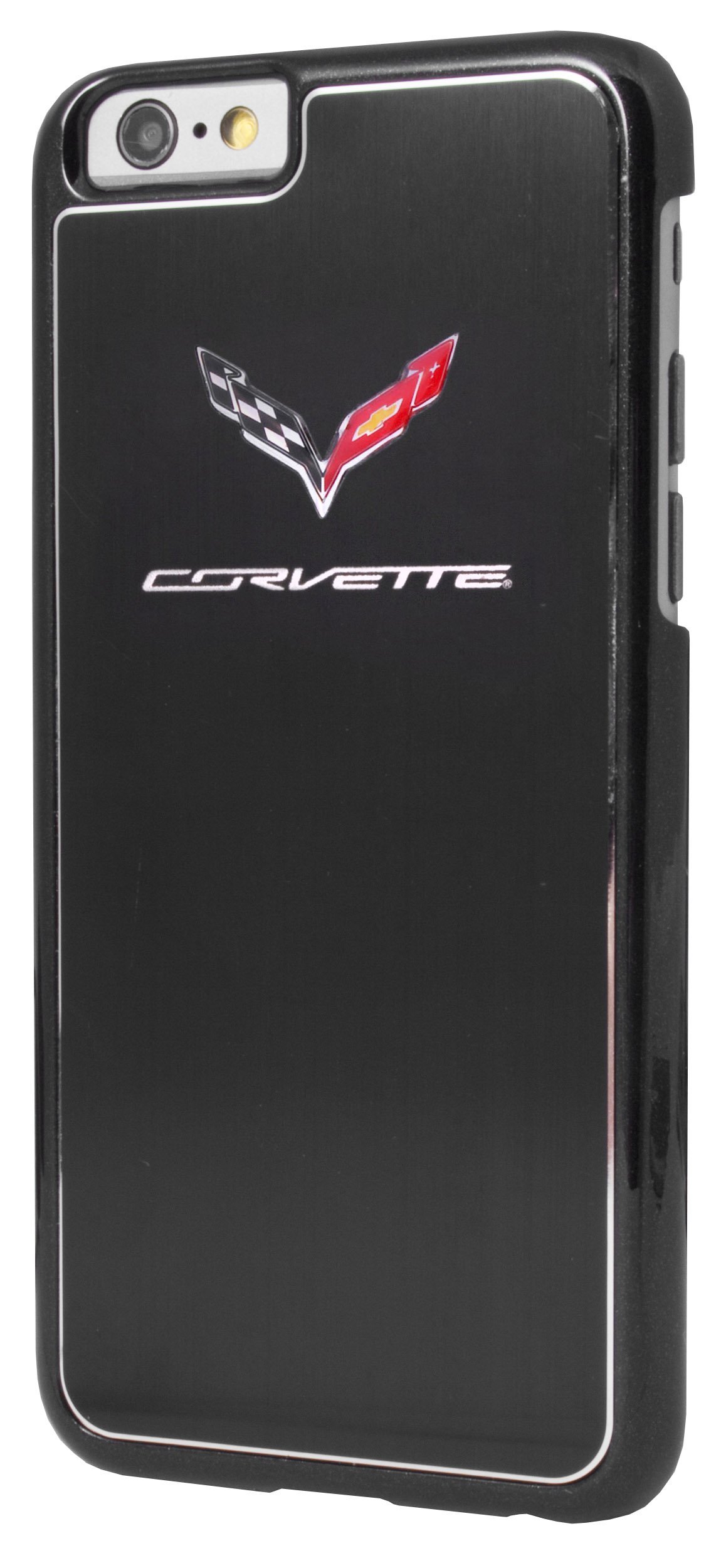 Premium CORVETTE iPhone 6+/6S+ Phone Case - Shockproof Protective Cover with Retail Packaging (Black) - Perfect for Sports, Travel & Everyday Use