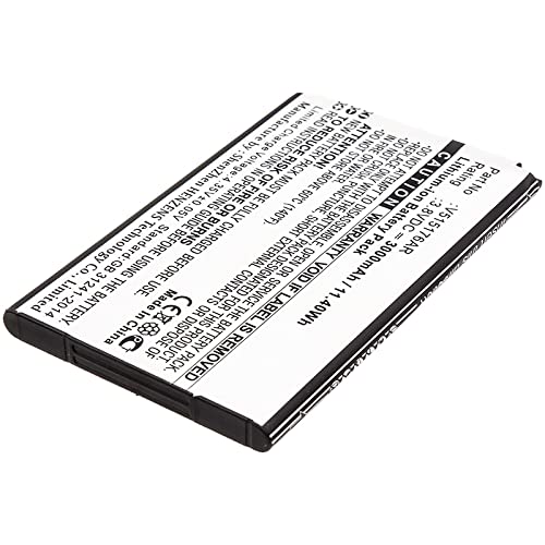 Synergy Digital WiFi Hotspot Batteries - 3000mAh Li-ion Replacement for Franklin Wireless V515176AR (5-Pack) | Perfect for Travel, Business & Remote Work Connectivity