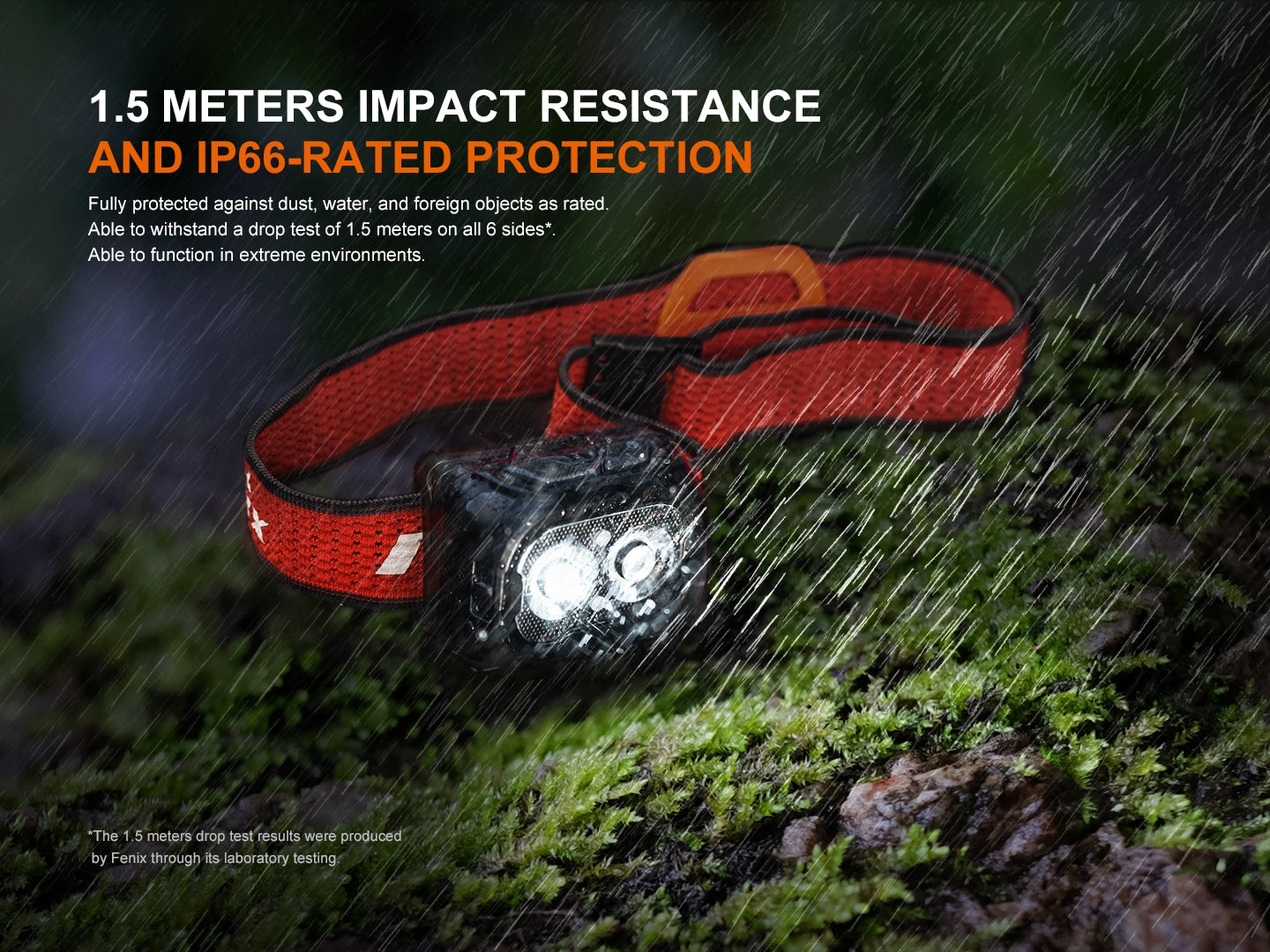 Fenix HL18R T V2 Lightweight Rechargeable Headlamp - 500 Lumens, IP68 Waterproof for Trail Running, Hiking & Camping - Perfect for Outdoor Adventures and Nighttime Activities