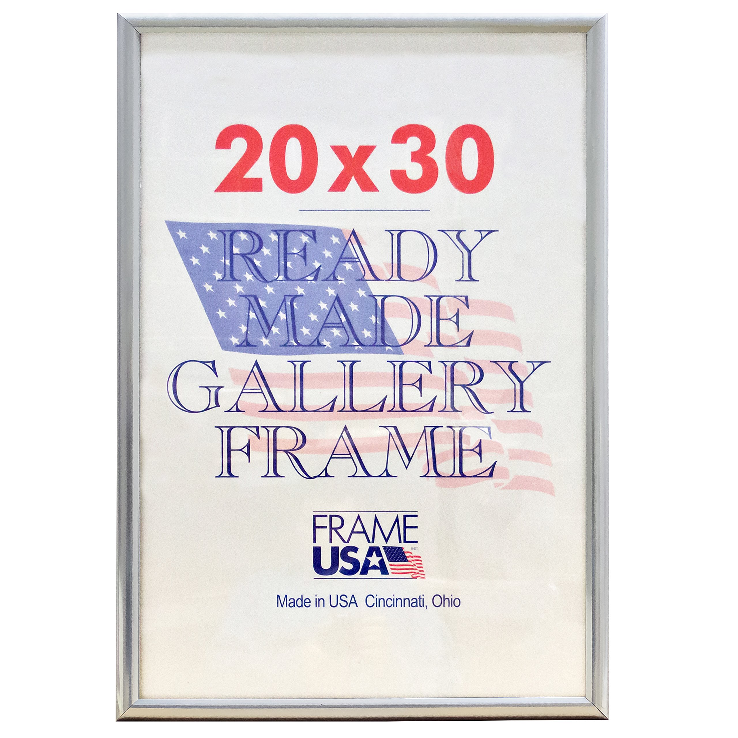 20x30 Deluxe Polystyrene Plastic Poster Frame - Silver & Multiple Colors | Wall Art Display, Photo Frames for Home & Office Decor