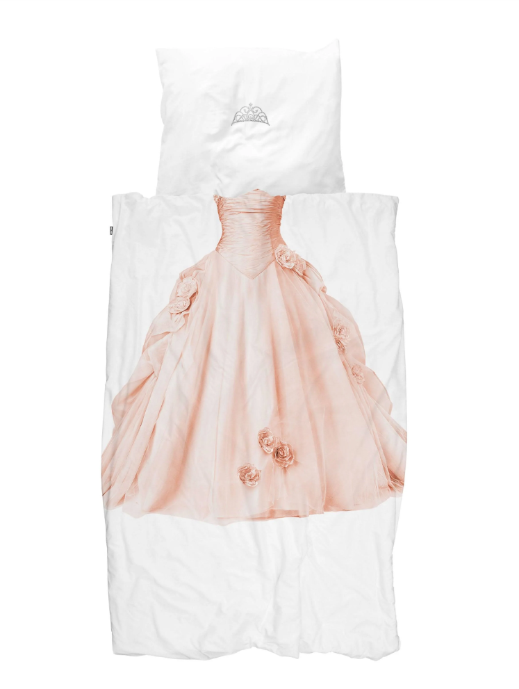SNRK Princess Duvet Cover Set - Soft & Luxurious Bedding for Girls & Teens - Perfect for Bedrooms, Dorms & Sleepovers