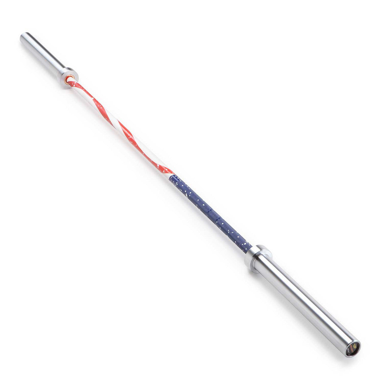 Red White and Blue USA Flag 45lb Olympic Barbell - SteelBody STB 1909FG | Heavy Duty Weightlifting Bar for CrossFit, Home Gym & Strength Training