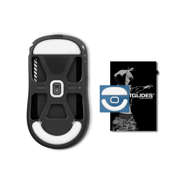 GHOSTGLIDES EDGERUNNER Gaming Mouse Feet for Pulsar X2, X2 Mini, X2V2, X2V2 Mini, X2H, X2H Mini - Smooth Glide for FPS, MOBA & Esports Gaming