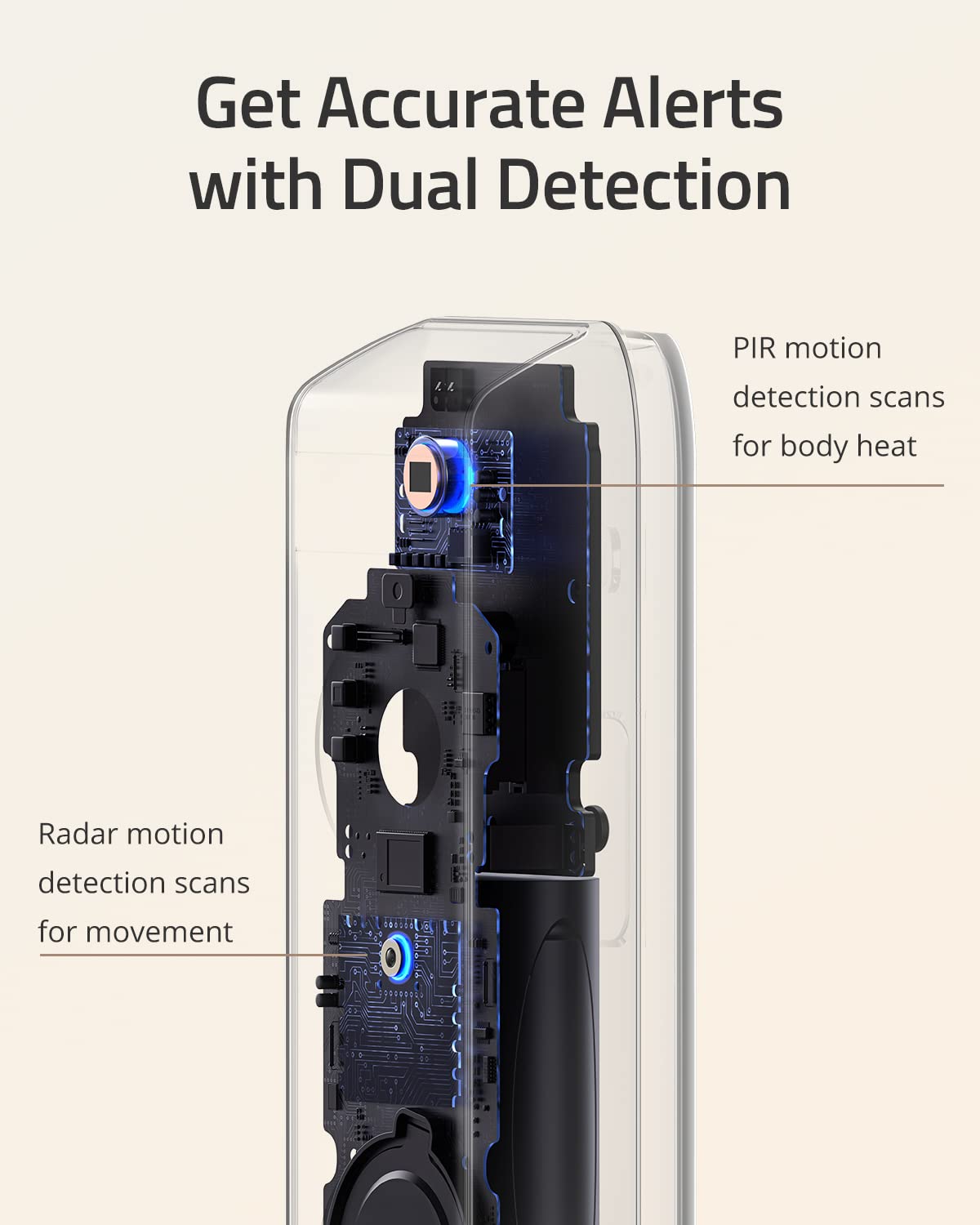 eufy Security Video Doorbell Dual Camera (Battery-Powered) with HomeBase - Wireless Smart Doorbell with 2K HD, Dual Motion & Package Detection, 16GB Local Storage, No Monthly Fees (Renewed) - Ideal for Home Security & Package Monitoring