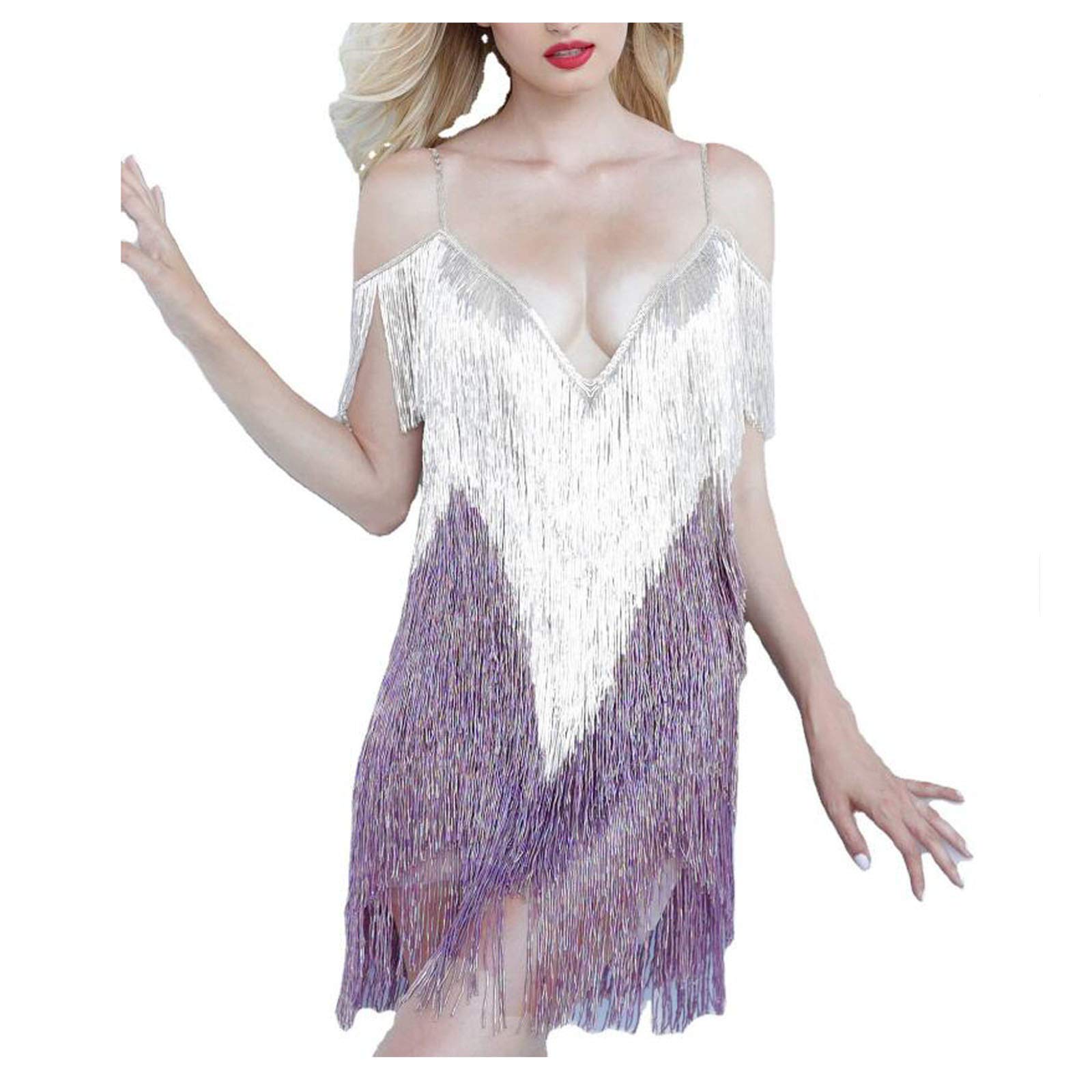 Women's Floral Print Sleeveless Mini Dress - Crew Neck Casual Summer Cocktail Dress for Party, Beach Vacation & Date Night